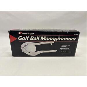 JEF World Of Golf Ball Monogrammer Model JR-269 Personalized Golf Balls